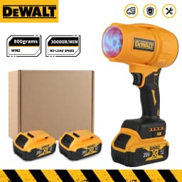DEWALT electric cordless blade blower 20V battery vacuum cleaner, electric handheld garden cleaning blower.D317