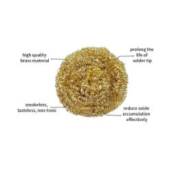 Solder Iron Tip Cleaning Cleaning Sponge Nozzle Tip Copper Wire Cleaner Ball for Cleaning Soldering Irons and Tip