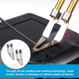 Plastic Welding Tool Set 2PCS Soldering Iron Tips & Plastic Welding Rods Suitable For 6mm Diameter Plastic Welding Guns