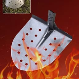 Manganese Steel Hollow Shovel Professional Sewer Cleaning Shovel Perforated Sludge Shovel Dredge Spoon for Drain Ditch Manhole