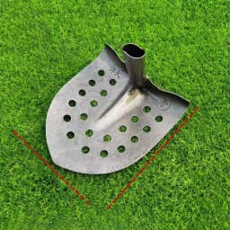 Manganese Steel Hollow Shovel Professional Sewer Cleaning Shovel Perforated Sludge Shovel Dredge Spoon for Drain Ditch Manhole