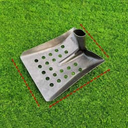 Manganese Steel Hollow Shovel Professional Sewer Cleaning Shovel Perforated Sludge Shovel Dredge Spoon for Drain Ditch Manhole