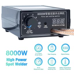 8000W Handheld Battery Spot Welder, Portable DIY Welding Machine, High-Power Spot Welder for 18650 Li-ion Battery