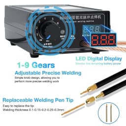 8000W Handheld Battery Spot Welder, Portable DIY Welding Machine, High-Power Spot Welder for 18650 Li-ion Battery