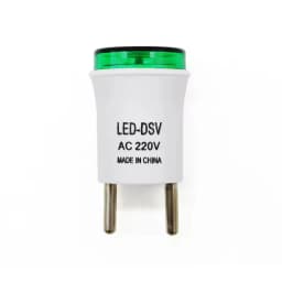 Digital Current and Voltage Ammeter, Circular LED Display, EU Plug, Digital LED Display, Electrical Instruments