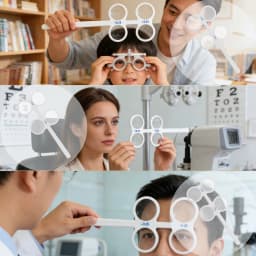 Link 4-Lens Optical Flipper High-Quality Ophthalmic Optometry Eye Trainer & Occluder for Eye Care & Vision Correction FL-5