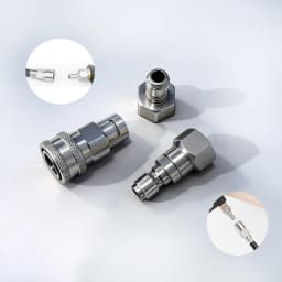Pressure Washer Swivel Adapter 3/8 Quick Plug Set for Karcher Hose to 3/8 Quick Connect 5000 PSI