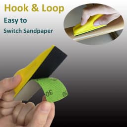 Micro Detail Sander Paper Kit 71-131Pcs Wet Dry Sandpaper Assorted Grit 3.5”x 1”Hand Sanding Block with Hook and Loop Sanding