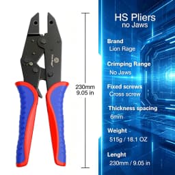 HS 9 Inch Powder Alloy Plier Jaw High Hardness Wear Resistant Industrial Crimping Pliers Replacement Accessories MIM