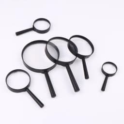 5X Plastic Magnifying Glass Professional Magnifying Glass Inner Diameter 40/50/60/75/90/100mm For Jewelry Reading Coins Stamps