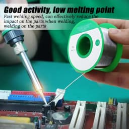 250-20g High Purity Lead-free Solder Wire Sn99.3 Cu0.7 0.5/0.6/0.8/1.0/1.2/1.5/2.0mm Rosin Core Solder Wire Roll ROHS Wire Flux