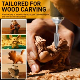 5pcs Wood Carving Drill Bits Set, 1/8'' Shank, Woodworking Engraving Tools for Micro Drilling
