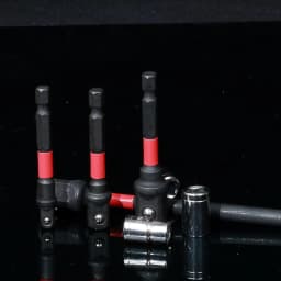 Rafford 3Pcs Impact Socket Adapter Set,1/4" 3/8" and 1/2" Drive, , Adapt Your Power Drill to High Torque Impact Wrench