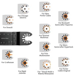 100/50/30/20Pcs Oscillating Saw Blade Multi Tools Blades Multi-Function Renovator Cutter Blade For Wood Metal Fast Cutting Blade