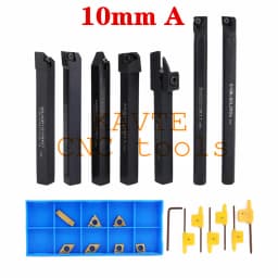 8mm 10mm 12mm 16mm Shank Lathe Turning Tool Holder Boring Bar Lathe Tool Lathe Cutter CNC Metal Turning Rod Holders and Inserts