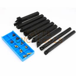 8mm 10mm 12mm 16mm Shank Lathe Turning Tool Holder Boring Bar Lathe Tool Lathe Cutter CNC Metal Turning Rod Holders and Inserts