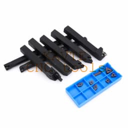 8mm 10mm 12mm 16mm Shank Lathe Turning Tool Holder Boring Bar Lathe Tool Lathe Cutter CNC Metal Turning Rod Holders and Inserts