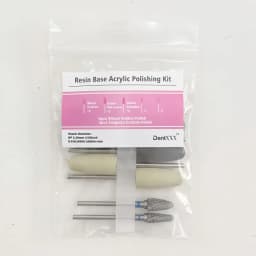 8Pcs Resin Base Acrylic Polishing Kit 6Pcs Silicone Rubber + 2Pcs Tungsten Carbide Polishing Heads 2.35mm Shank for Craft Fin