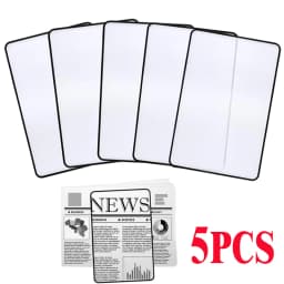 Full Page Large Sheet Magnifier 3X Ultra-thin Magnifying Glass Reading Aid Glass Page Magnifying Lens Magnifier for Reading