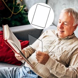 Full Page Large Sheet Magnifier 3X Ultra-thin Magnifying Glass Reading Aid Glass Page Magnifying Lens Magnifier for Reading
