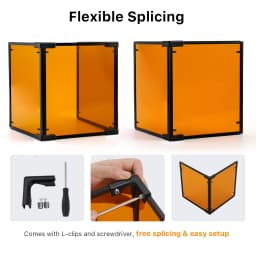 Laser Protective Shield Panel Board for Fiber UV Blue Laser Marking Machine Safety Panel 2PCS/3PCS Modular Set