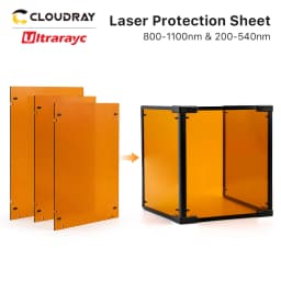 Laser Protective Shield Panel Board for Fiber UV Blue Laser Marking Machine Safety Panel 2PCS/3PCS Modular Set