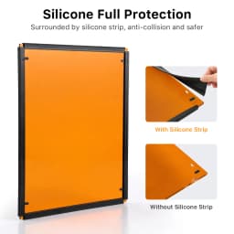 Laser Protective Shield Panel Board for Fiber UV Blue Laser Marking Machine Safety Panel 2PCS/3PCS Modular Set
