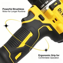 DEWALT DCD805 Brushless 20V Cordless Drill: Compact Multifunction Impact Driver (Tool Only)