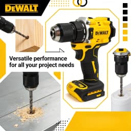 DEWALT DCD805 Brushless 20V Cordless Drill: Compact Multifunction Impact Driver (Tool Only)