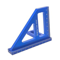 Woodworking Square Protractor Aluminum Alloy Miter Triangle Ruler High Precision Layout Measuring Tool for Engineer Carpenter