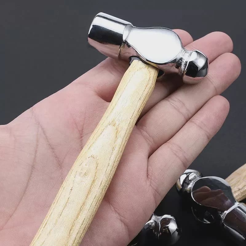 TINSOL Multi-functional Mini Round Head Hammer Car Safety Escape Window Breaker Manual Hammer for Auto Walnut Smashing Quick Use