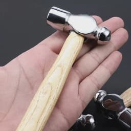 TINSOL Multi-functional Mini Round Head Hammer Car Safety Escape Window Breaker Manual Hammer for Auto Walnut Smashing Quick Use