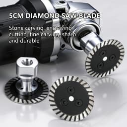 Engraving Cutting Disc Diamond Saw BIade with RemovabIe 5/8-11 FIange for DIY Stone Marble Porcelain