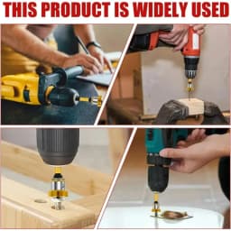 Screw Bits Plasterboard Magnetic Positioning Screwdriver Bits Hex Shank Drywall Extension Locating Batch Head Tools Parts