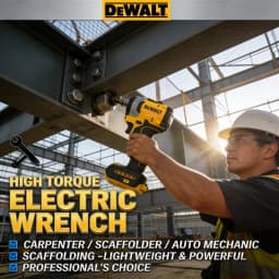 DEWALT DCF922 20V Cordless Impact Wrench: 1/2" High Torque Power Tool (Battery Not Included)