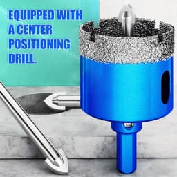 1pcs 16-180MM Diamond Coated Drill Bits Ceramic Tile Hole Saw with Position Drill for Glass Marble Granite Stone Drillling Tools