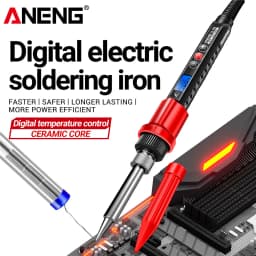 ANENG SL106 Electric Soldering Irons Adjustable Temperature 110V/220V Welding Solder US/EU Plug Professional Repair Welding Tool