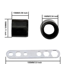 MB-15AK 15ak Coating Protection Anti-stick Gas Nozzle Holder Contact Tips 0.8/1.0/1.2mm Mig MAG Welding Torch Accessoriess