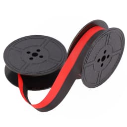 1Set Typewriter Ink Ribbon Portable Typewriter Ribbons Nylon Calculator Ribbon Replacement Typewriter Accessories Black