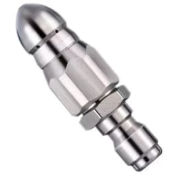 1/4" High Pressure Water Jet Nozzle, Quick Connect Tip for Sewer Drain Cleaning, Heavy Duty Drain Hose Cleaner Tool