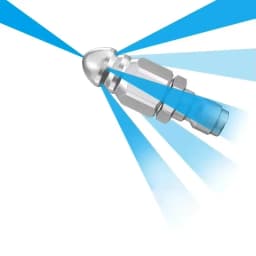 1/4" High Pressure Water Jet Nozzle, Quick Connect Tip for Sewer Drain Cleaning, Heavy Duty Drain Hose Cleaner Tool