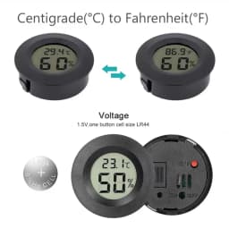 4PCS LCD Digital Thermometer Hygrometer Indoor Room Electronic Temperature Humidity Meter Sensor Gauge Weather Station Home 