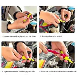 2pcs Electrical Circuit Puncture Needle Non-breaking Detection Insulation Wire Piercing Clip Repair Tools Auto Accessories Kits