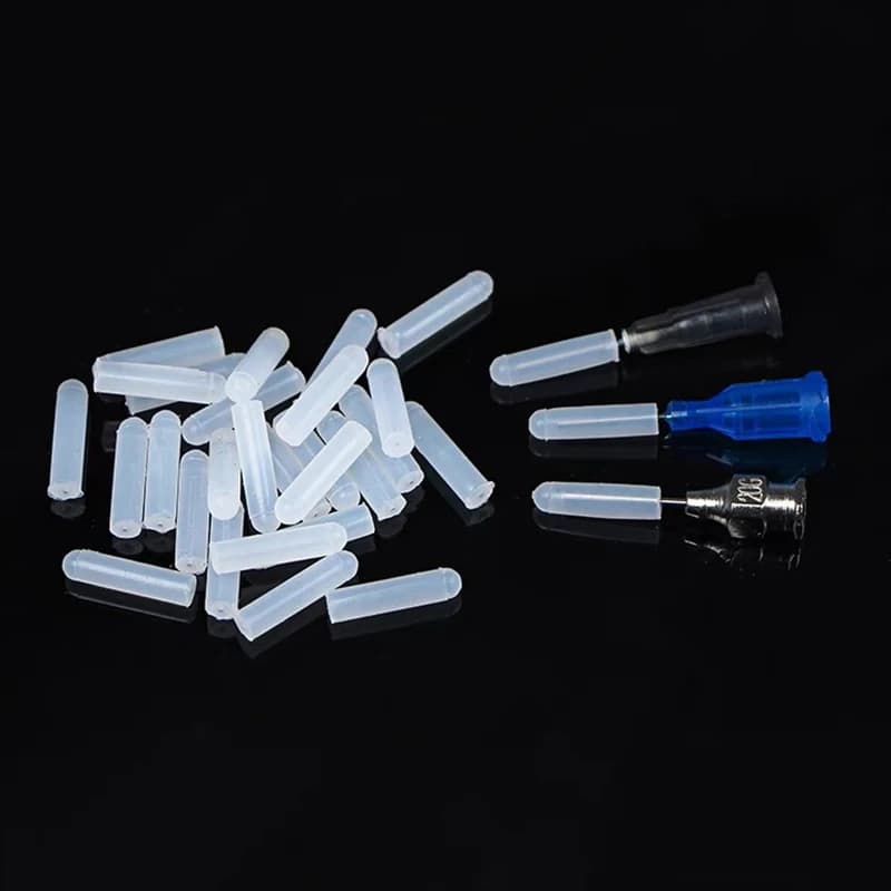 15Pcs Special Silicone Plug Head Applicable To 0.4-1.2 Needle Gule Dispensing Syringe Needle Seal Prevent Glue From Solidifying