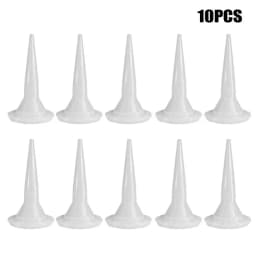 1/6/10/20pcs Universal Caulking Gun Nozzles Plastic Glass Glue Sealant Silicone Caulking Tips Mouth for Home Construction Tools