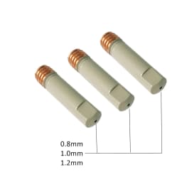 14Pcs 15AK New Coating Protection Nozzle 0.8/1.0/1.2MM Non-stick Welding Slag European Airless Protection Protective Sleeve