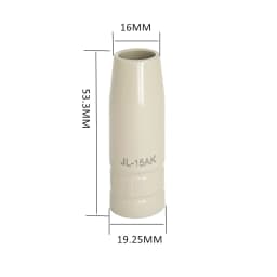 14Pcs 15AK New Coating Protection Nozzle 0.8/1.0/1.2MM Non-stick Welding Slag European Airless Protection Protective Sleeve