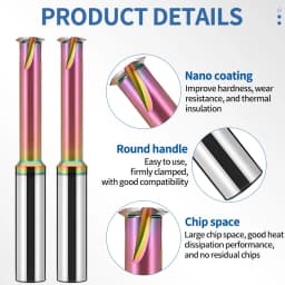UFS Tap 1PCS CNC Machine Solid Carbide Single Tooth Thread Milling Cutter M1 M1.6 M2 M3 M4 M5 M6 M8 M10 M12 Mill Mills Cutters