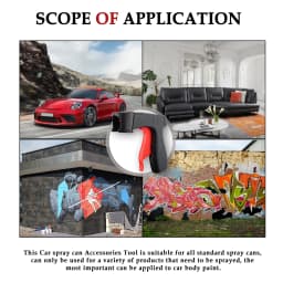 Car Spray Trigger Handle Reusable Handle Can Convert Spray Can Into Paint Sprayer Suitable for Car Body Repair Paint Sprayer DIY