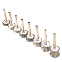 SI FANG Concave Diamond Grinding Wheel 2-12mm for Glass Jade Ceramic Sharpening Rotary Grinding Tool Polishing Wheel